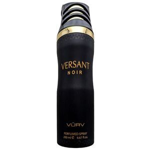 Vurv Versant Noir Perfumed Deodorant Spray for Men 6.7 oz / 200ml - New